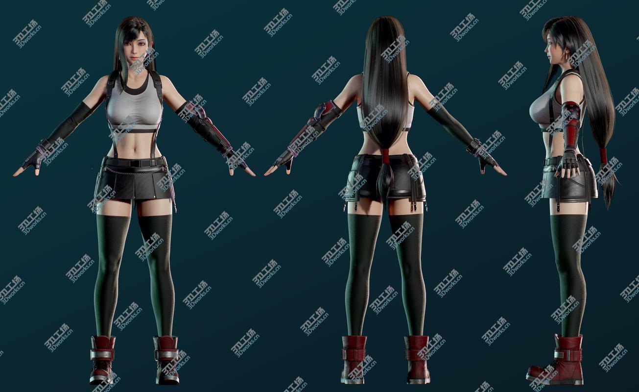 images/goods_img/20210319/3D Tifa Lockhart - Game Ready/3.jpg
